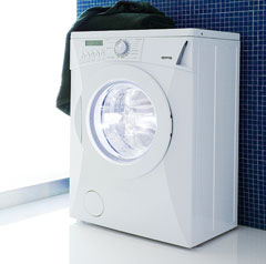 Узкая стирально-сушильная машина