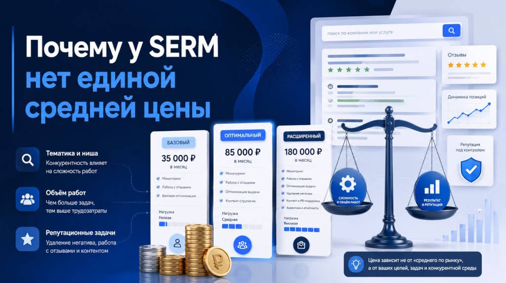 Почему у SERM нет единой средней цены