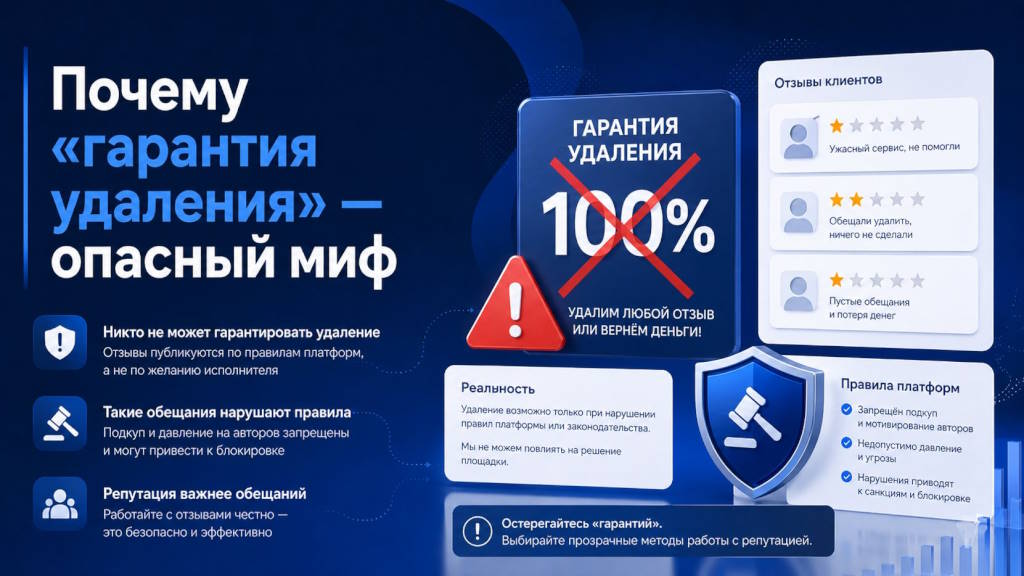 Почему «гарантия удаления» — опасный миф